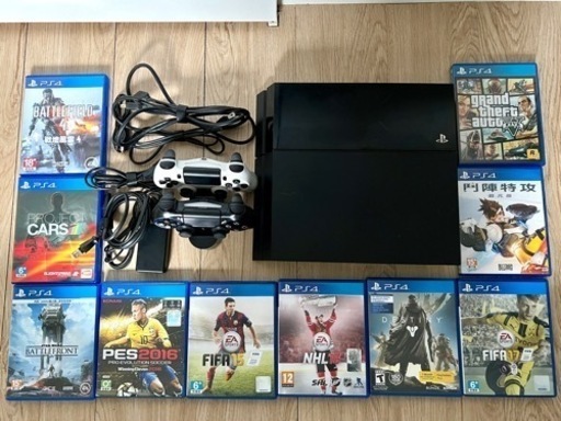 PS4➕コントローラx２➕ソフト10本　セット