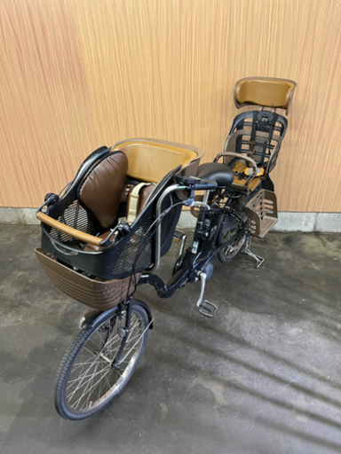 格安‼️ 子供乗せ 電動自転車 Panasonic ギュット ミニ ブラック 20インチ 3人乗り‼️
