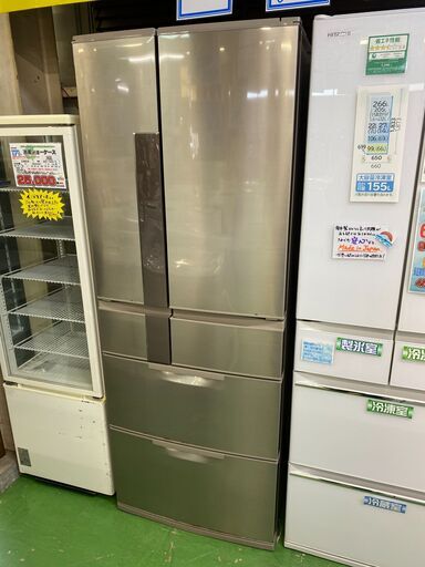 【愛品館八千代店】保証充実MITSUBISHI013年製605ℓ6ドア冷凍冷蔵庫MR-JX61X-N