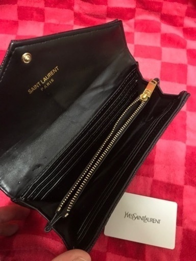 ♦️新品未使用 SAINT LAURENT (サンローラン) モノグラム .ラージフラップ.ウォレット