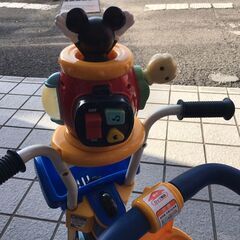 ポップンカーゴ三輪車　 ミッキーマウス 　ブルー ディズニーの画像