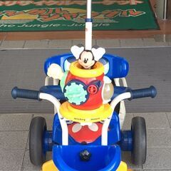 ポップンカーゴ三輪車　 ミッキーマウス 　ブルー ディズニーの画像