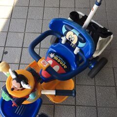 ポップンカーゴ三輪車　 ミッキーマウス 　ブルー ディズニーの画像