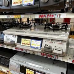 ◎B742【都市ガス】リンナイ コンパクトガステーブル 水無し片...