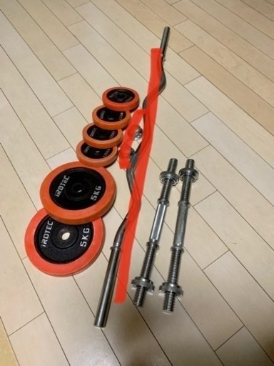 IROTEC アイロテック ダンベル バーベル セット 15Kg