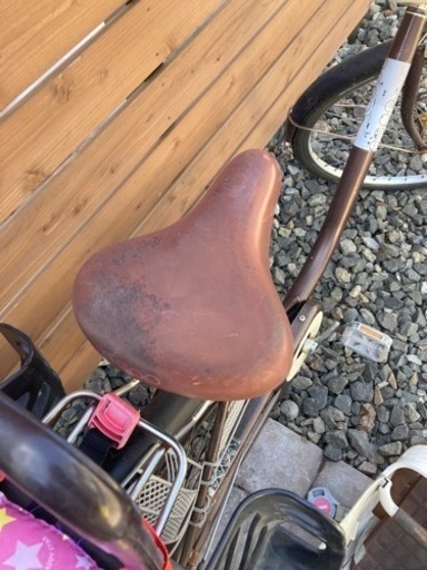 子供乗せ自転車　お話中