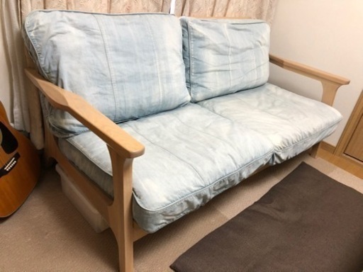 WTW TISMO SOFA DENIM 2S デニムソファ ダブルティー