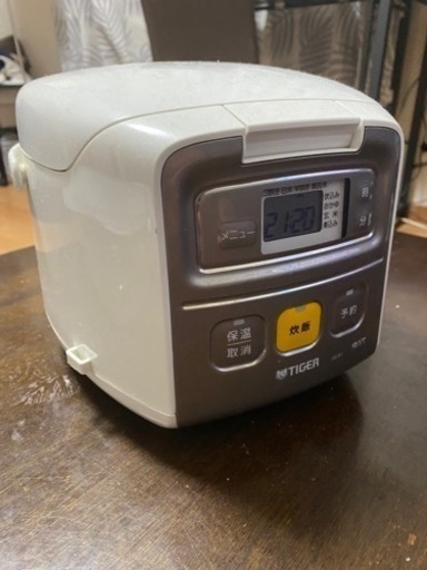 シンプル　炊飯器　タイガー
