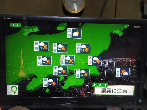 嫁ぎ先決定　液晶テレビ　REGZA