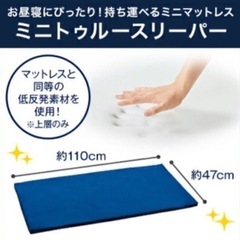 ミニトゥルースリーパー　ごろ寝マット　取引中
