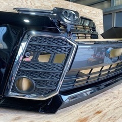 新車 外し 30 前期 ヴェルファイア 純正 フロントバンパー グリル セットの画像