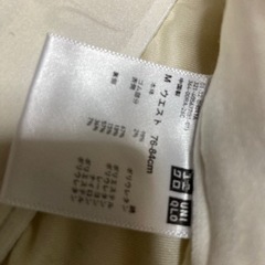 ユニクロ 綿パン 白の画像