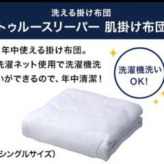 トゥルースリーパー　肌掛け布団　2枚セット　取引中