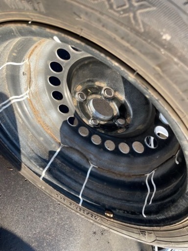 DUNLOP スチールホイール&スタッドレスタイヤセット　175/65R15