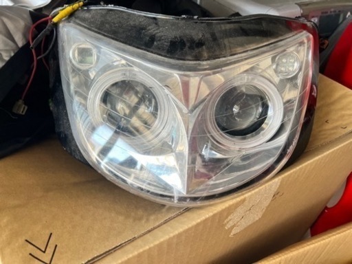 マジェスティ250イカリングヘッドライトげきやす激安