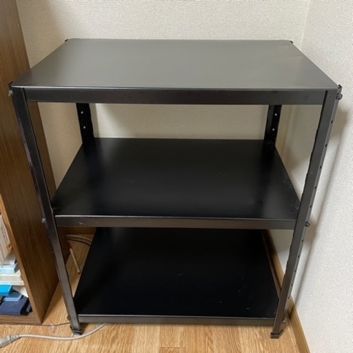 スチールラック ブラック