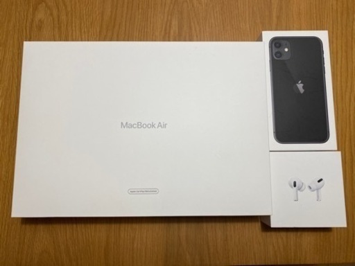 Apple Mac air 13、IPhone 11、IPad proなどの箱6点