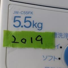 取引中s★2019年製ハイアール全自動洗濯機5.5kg★の画像