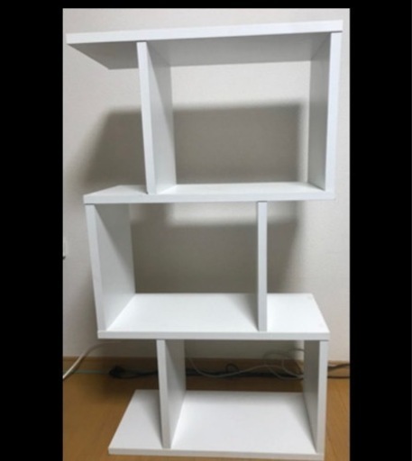 売れましたニトリ　デザインシェルフ　白い棚