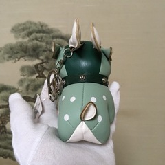 トナカイちゃんラムスキンのような柔らかい超繊革PU素材使用 バッグチャーム  の画像