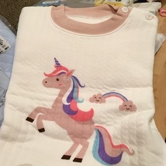 中には綿花入り、外側100%綿生地、高級な子供服上下セット秋冬パジャマ防寒保温厚手の画像