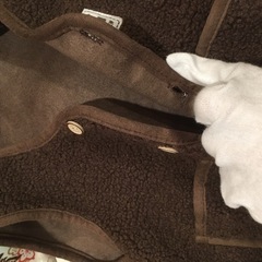 秋冬不可欠防寒ベスト100%ポリエステル素材使用の画像