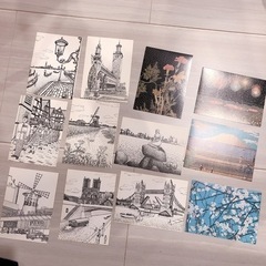 山下清　絵葉書　12枚