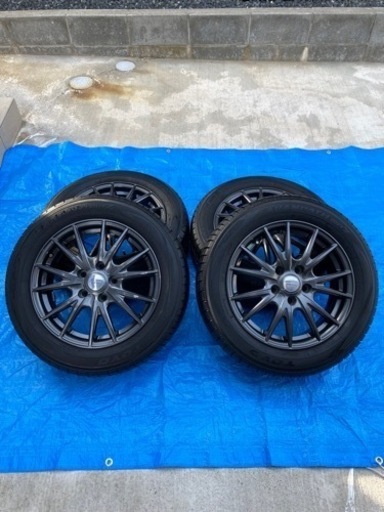 完売受付終了　　　　中古195/60R16トランパスmpZ ホイール付き 夏タイヤ4本セット