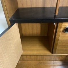 木製棚　アンティークの画像