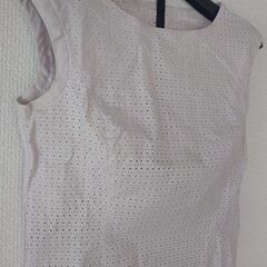 カットソースーツ（ANNE KLEIN）パーブル色の画像