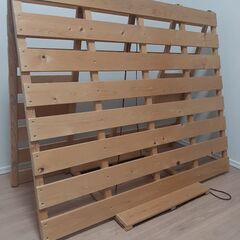 セミダブルベッド用　すのこ　折りたたみ式の画像