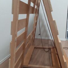 セミダブルベッド用　すのこ　折りたたみ式の画像