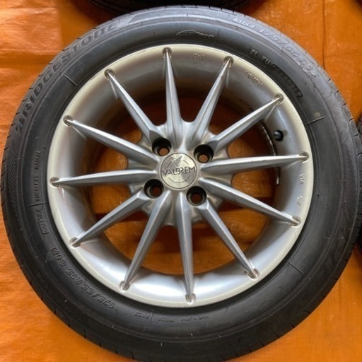 ?175/65R15 9分山ラジアルタイヤ&アルミセット