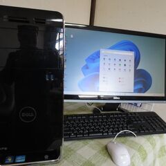 商談中　Windows11 Office2019搭載 DELL XPS-8500 i7高速SSD＋1TB BDモニターセット