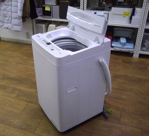 2019年製 5.5kg ハイセンス HW-T55D ホワイト 幅540mm×奥540mm×高880mm 家電 全自動電気洗濯機 コンパクト 小さめ Hisense 5.5キロ 札幌 厚別店