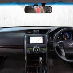 イカした黒ボディ💓マークX！！【誰でもローンで車が買える】【金利0％】の画像