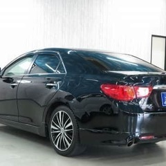 イカした黒ボディ💓マークX！！【誰でもローンで車が買える】【金利0％】の画像