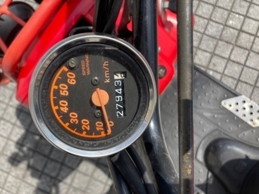 【ズーマー】ホンダ　AF57 ドライブベルト、バッテリー新品❗️マフラーカスタム　若林自転車　唐崎SALE❗️