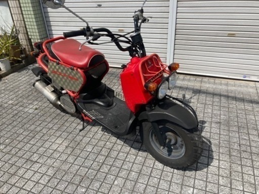 【ズーマー】ホンダ　AF57 ドライブベルト、バッテリー新品❗️マフラーカスタム　若林自転車　唐崎SALE❗️