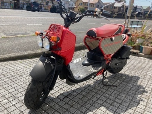 【ズーマー】ホンダ　AF57 ドライブベルト、バッテリー新品❗️マフラーカスタム　若林自転車　唐崎SALE❗️