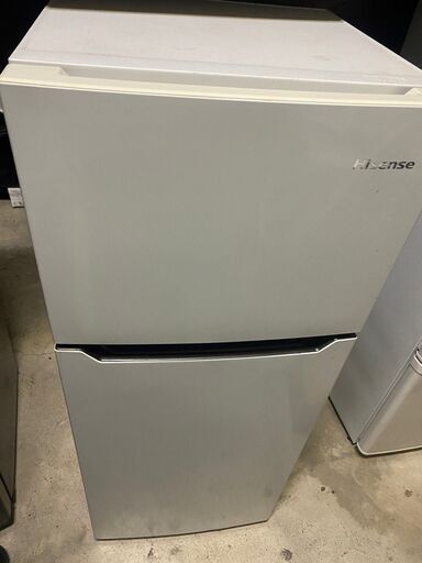ハイセンス　120L 大容量ドアポケット 2ドア コンパクト 耐熱トップテーブル 2016年製 HR-B12C 冷蔵庫