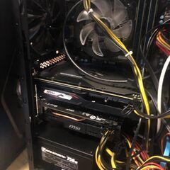 値下げしました！自作PC２GPU（Radeon/GeFource）の画像