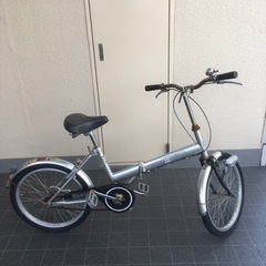 折り畳み自転車★ユーズド★新品オートライト付き
