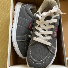 靴 BRUNCHスニーカー ネイビー 23センチ