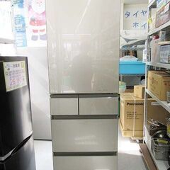 売約済！【恵庭】Panasonic パーシャル搭載冷蔵庫 450L NR-E455PX-N ノンフロン 2019年製 中古品 paypay支払いOK!