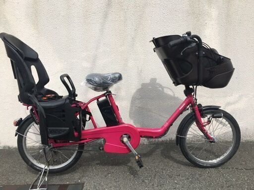 地域限定送料無料　パナソニック　ギュットミニ　子供乗せ　8,9AH　20インチ　ピンク　キッスミニ　ビッケポーラー　神戸市　電動自転車