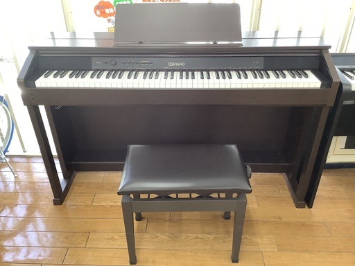 CASIO 電子ピアノ　AP-460BN  CELVIANO イス・取説付