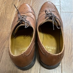 リーガル　ウィングチップ　革底　26.5cm ワイズEE  踵張替済み