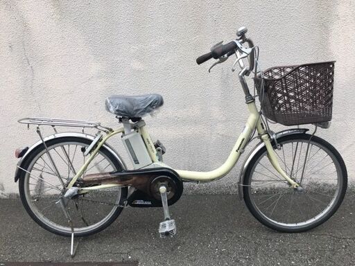 地域限定送料無料　パナソニック　ビビ　6,6AH　20インチ　新基準　白　パスウィズ　アシスタ　神戸市　電動自転車