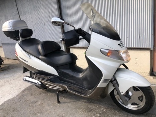 売れました！ 動画有り SUZUKI スカイウェイブ 250 限定カラー リアBOX付き ビッグスクーター250cc